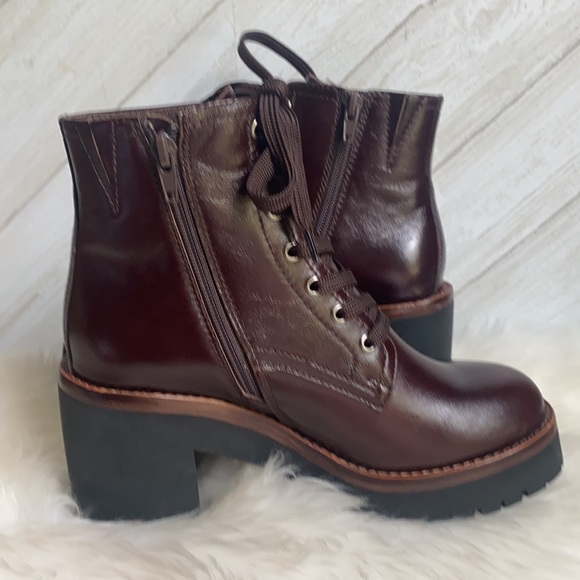 New Jeffrey Campbell scavenger 2 boots lace up heeled 6 - Picture 8 of 11